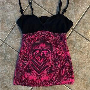 Metal mulisha tank top open back